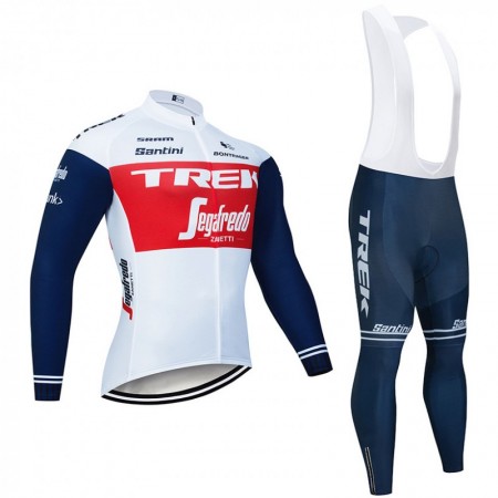 Conjunto Maillot + Culotte largo con tirantes 2020 Trek-Segafredo N001